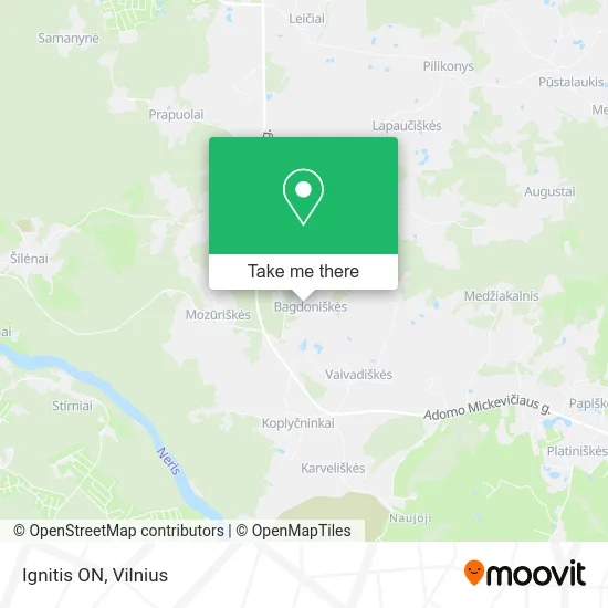 Карта Ignitis ON