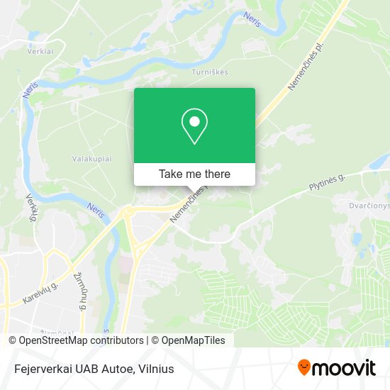 Карта Fejerverkai UAB Autoe