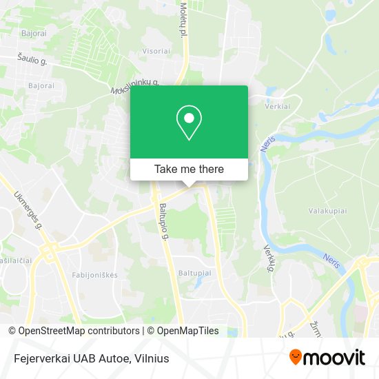 Карта Fejerverkai UAB Autoe