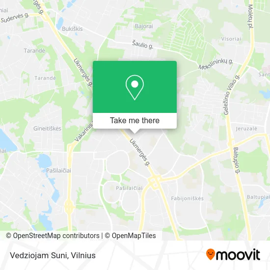 Карта Vedziojam Suni