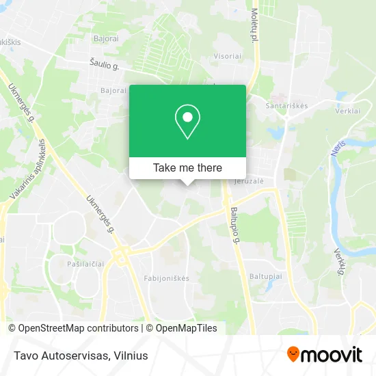 Карта Tavo Autoservisas