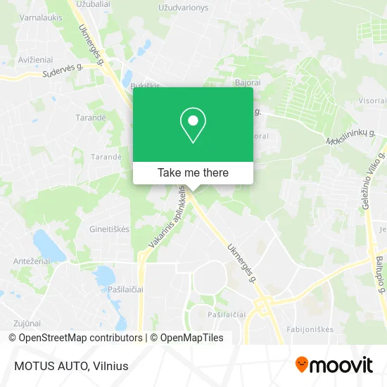 Карта MOTUS AUTO