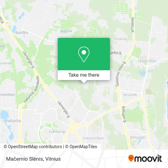 Mačernio Slėnis map
