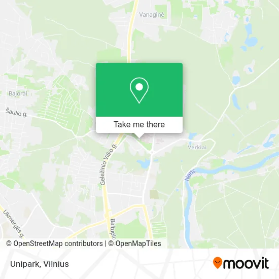 Unipark map