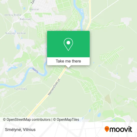 Карта Smėlynė