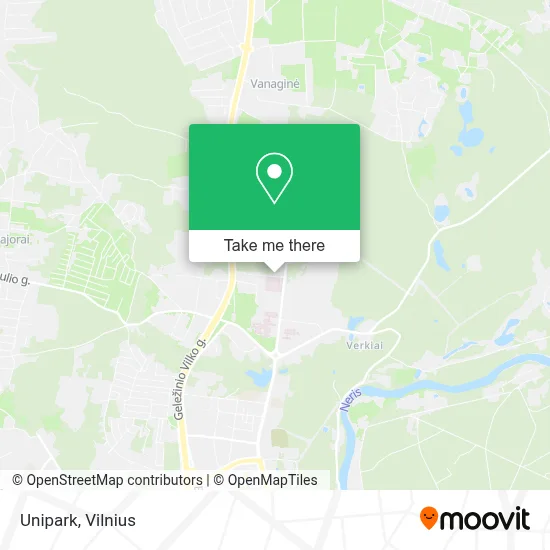 Unipark map