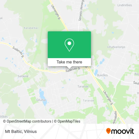 Карта Mt Baltic