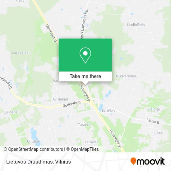 Карта Lietuvos Draudimas