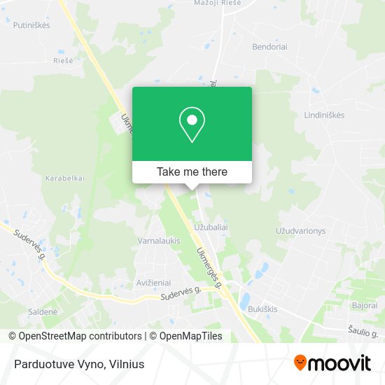 Карта Parduotuve Vyno