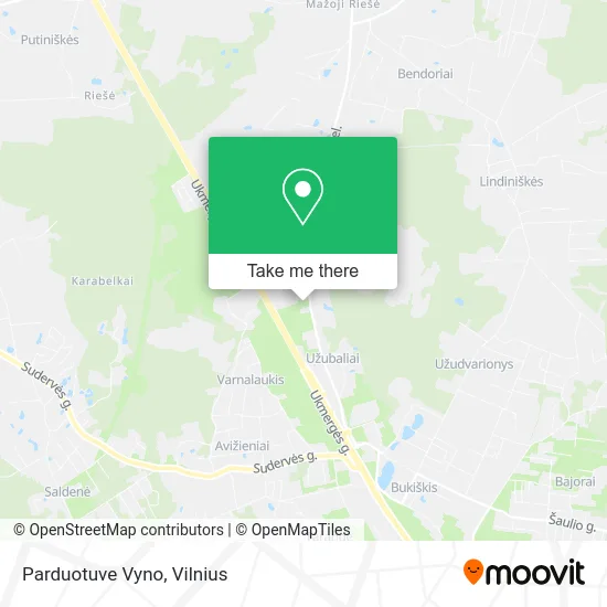 Карта Parduotuve Vyno