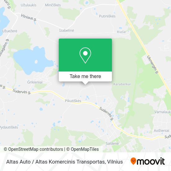 Карта Altas Auto / Altas Komercinis Transportas