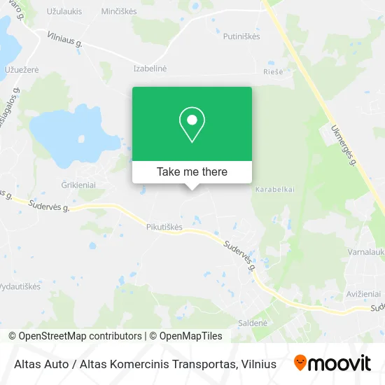 Карта Altas Auto / Altas Komercinis Transportas