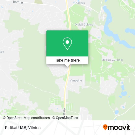 Карта Ridikai UAB