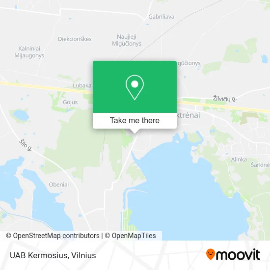 Карта UAB Kermosius