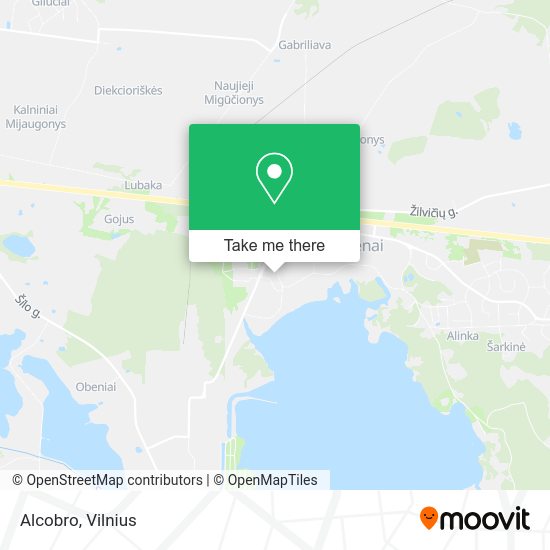 Карта Alcobro