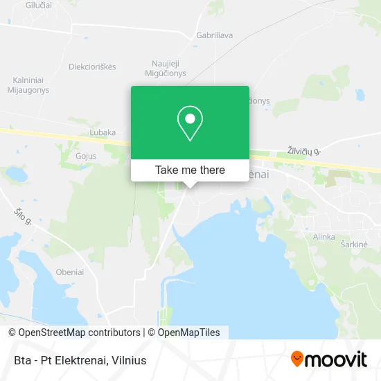 Карта Bta - Pt Elektrenai