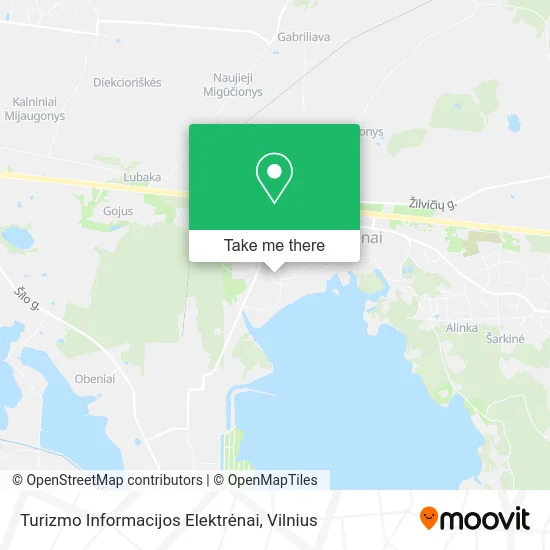 Карта Turizmo Informacijos Elektrėnai