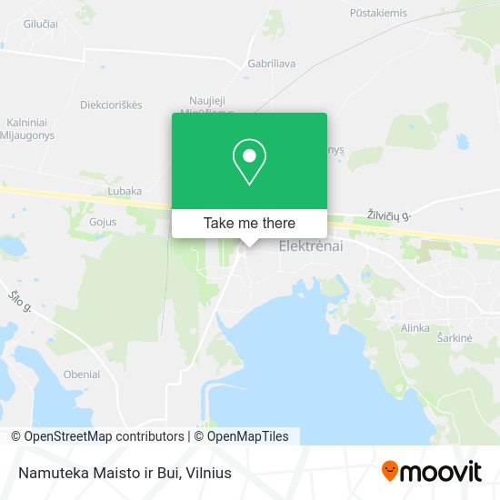 Карта Namuteka Maisto ir Bui