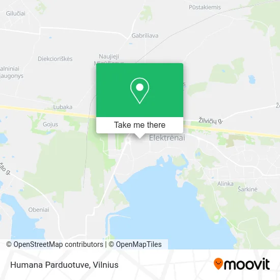 Карта Humana Parduotuve