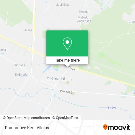 Карта Parduotuve Kert