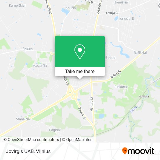 Карта Jovirgis UAB