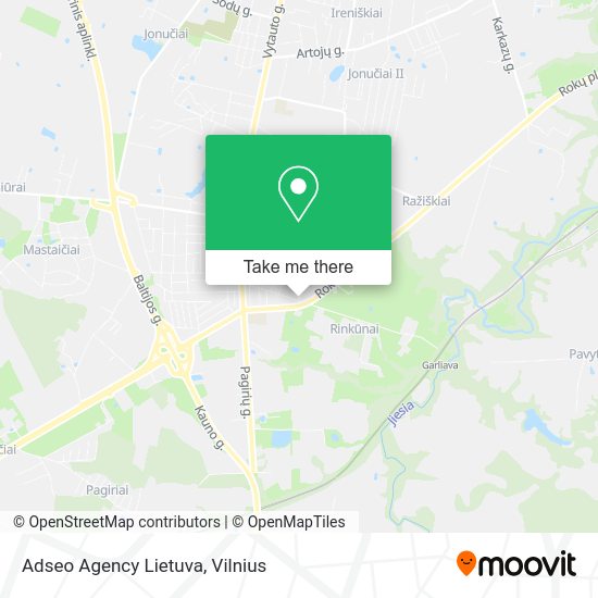 Карта Adseo Agency Lietuva