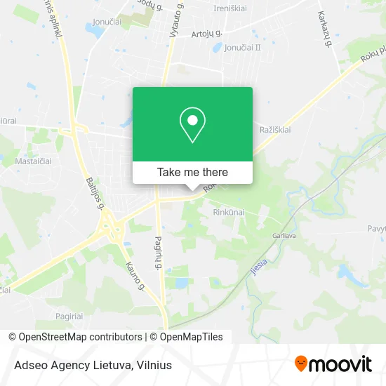 Карта Adseo Agency Lietuva