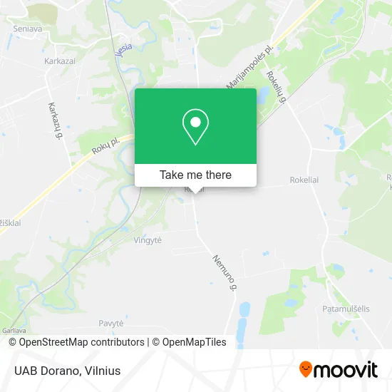 Карта UAB Dorano