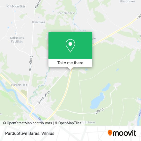 Карта Parduotuvė Baras