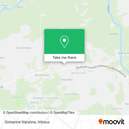 Карта Gintarine Vaistine