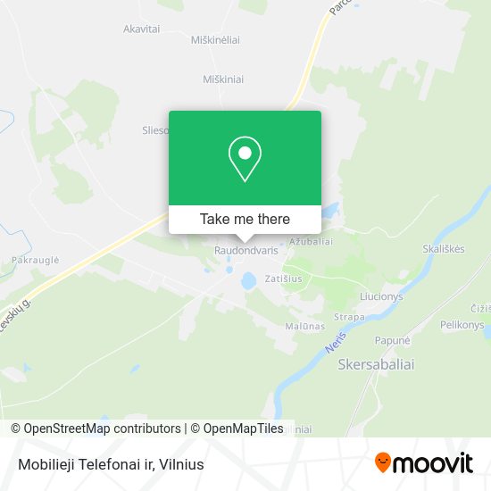 Карта Mobilieji Telefonai ir
