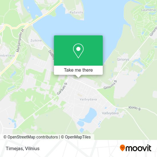 Карта Timejas
