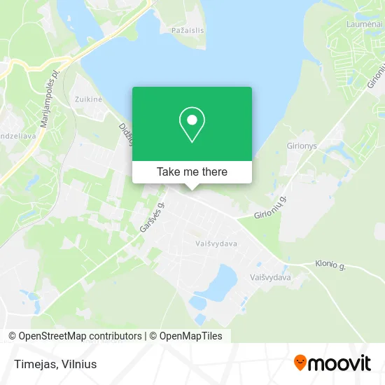 Карта Timejas