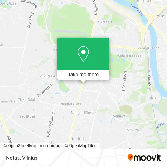 Карта Notas