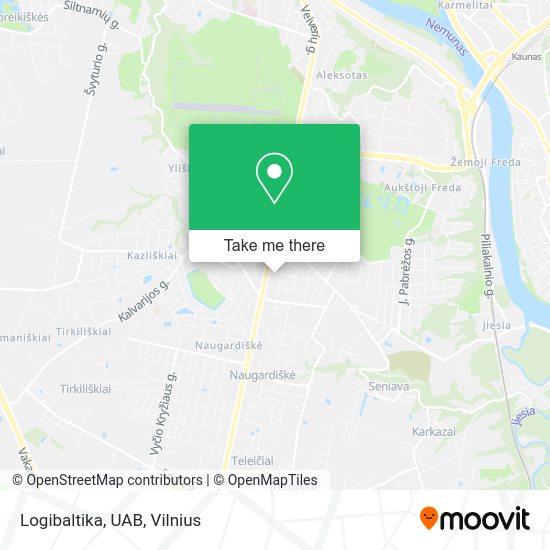 Карта Logibaltika, UAB