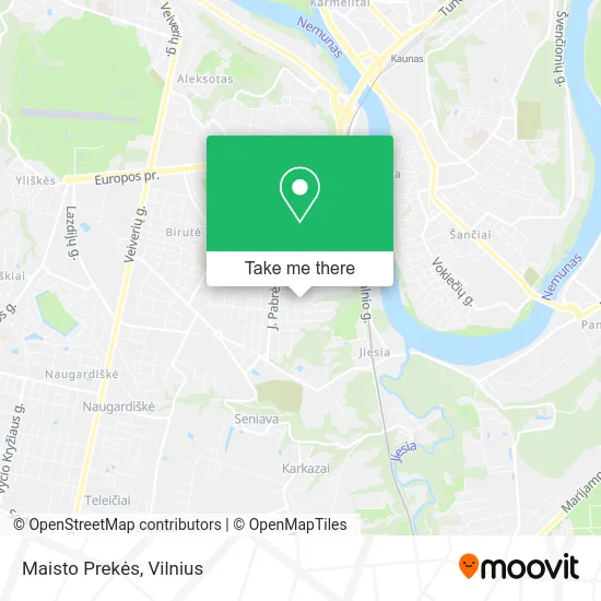 Карта Maisto Prekės