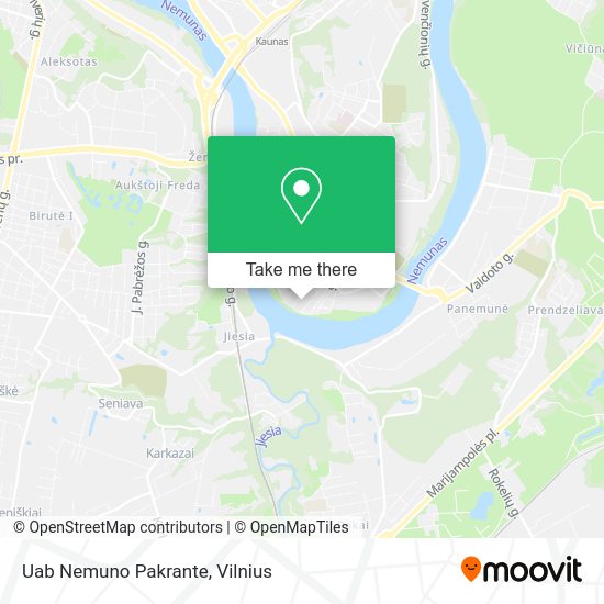 Карта Uab Nemuno Pakrante