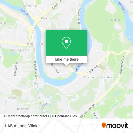 Карта UAB Aujoris