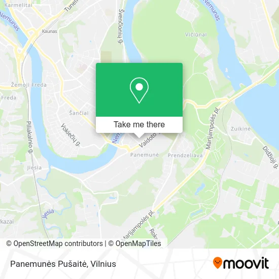 Panemunės Pušaitė map