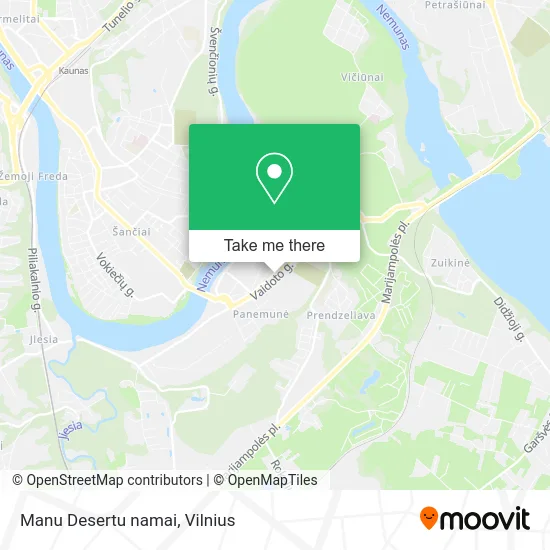 Карта Manu Desertu namai