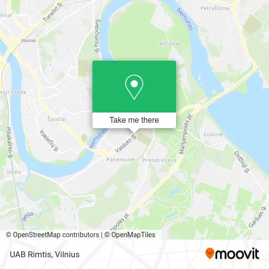 Карта UAB Rimtis