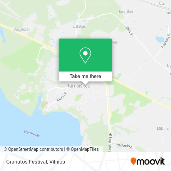Карта Granatos Festival