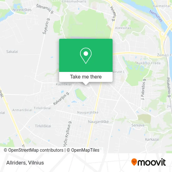 Карта Allriders