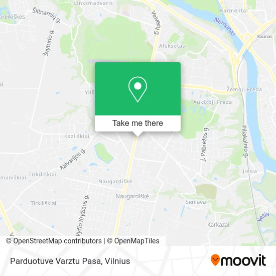 Карта Parduotuve Varztu Pasa