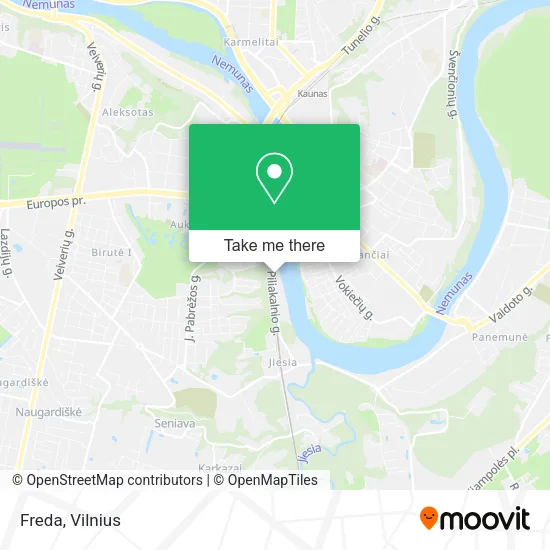 Freda map