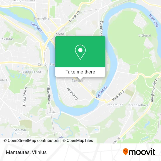 Карта Mantautas