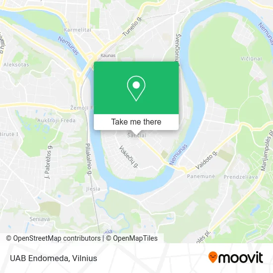 Карта UAB Endomeda