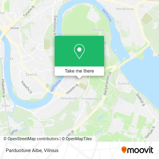 Карта Parduotuve Aibe