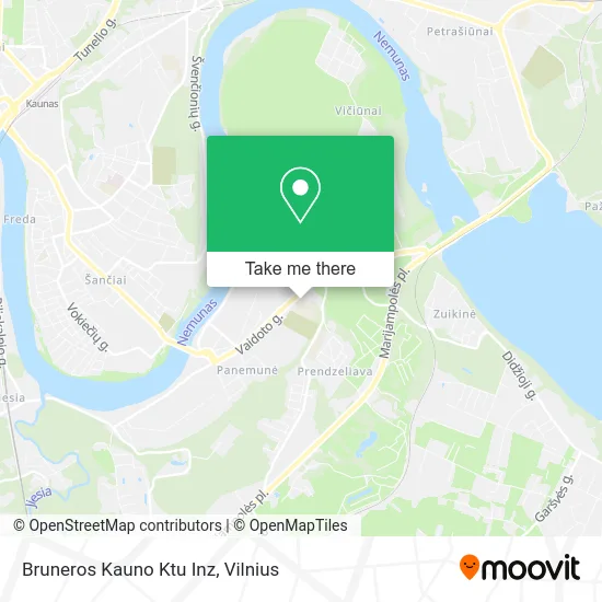 Карта Bruneros Kauno Ktu Inz