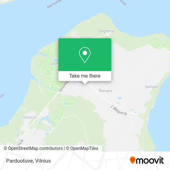 Карта Parduotuve